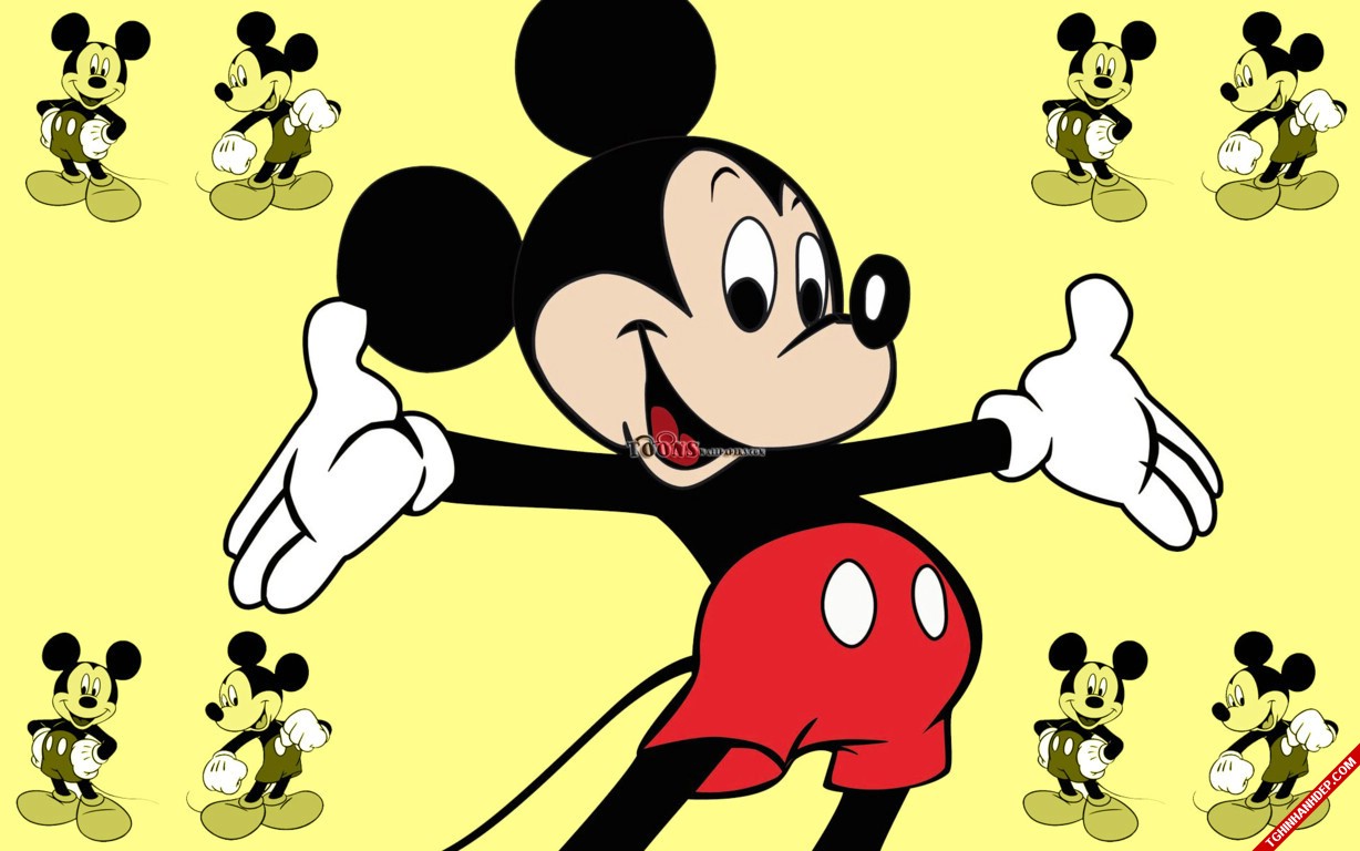 Bộ ảnh hoạt hình đáng yêu của chuột Mickey