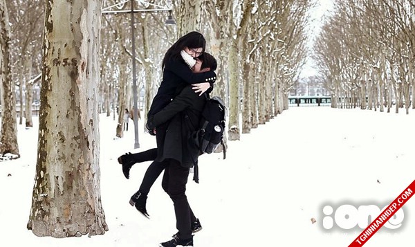 Hình ảnh đẹp về tình yêu của các cặp đôi trong mùa đông