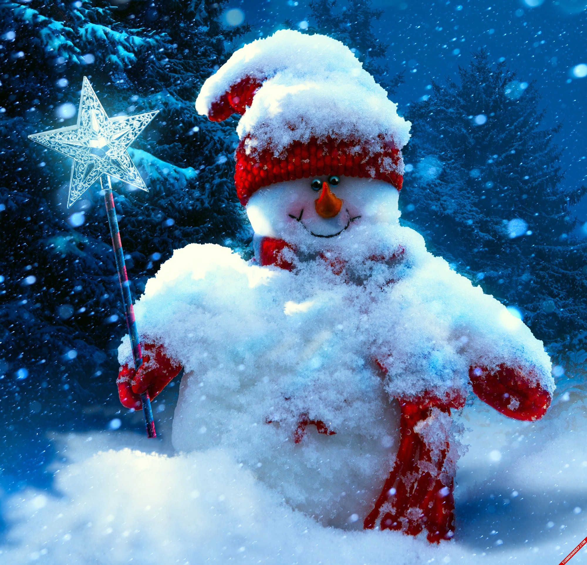Những hình ảnh đáng yêu về người tuyết trong dịp Giáng sinh