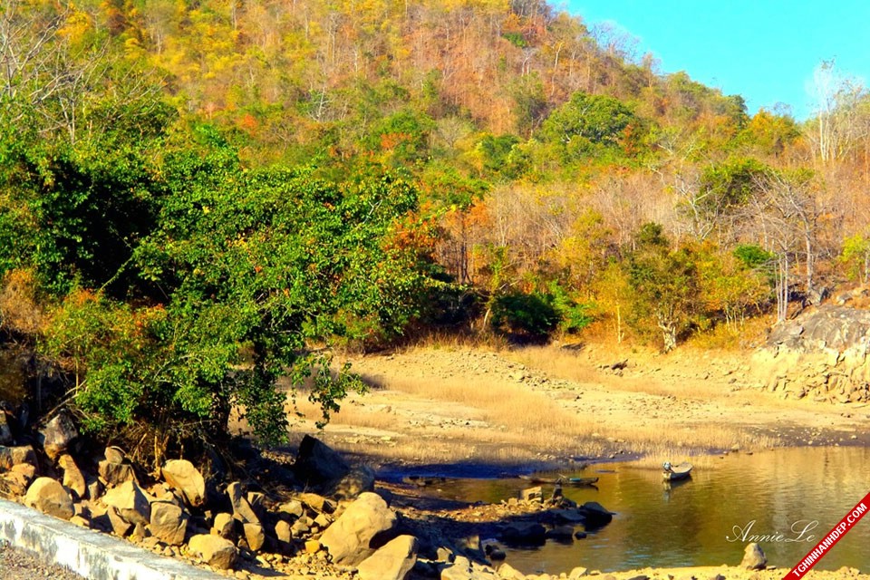 Mê mẩn với cảnh đẹp hồ thủy lợi Sông Quao- Bình Thuận