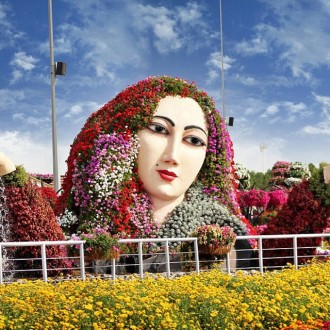 Chiêm ngưỡng vẻ đẹp tuyệt vời của vườn hoa Miracle Garden (Dubai)