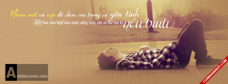 Ảnh bìa hợp tâm trạng cho người thất tình