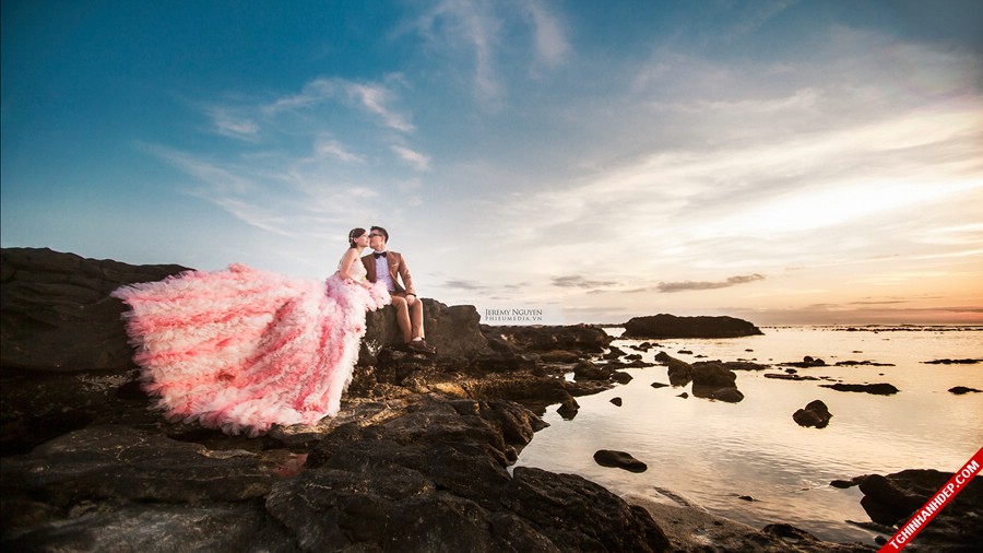Đã mắt với bộ ảnh cưới trên đảo Lý Sơn