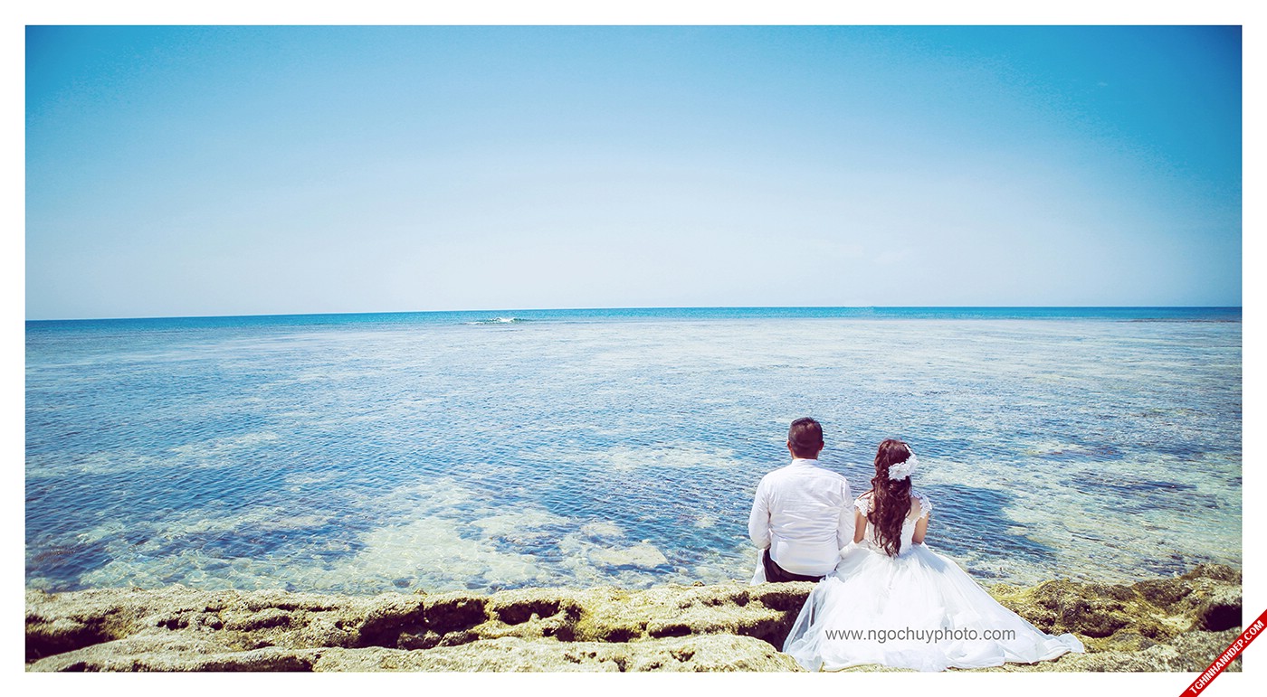 Đã mắt với bộ ảnh cưới trên đảo Lý Sơn