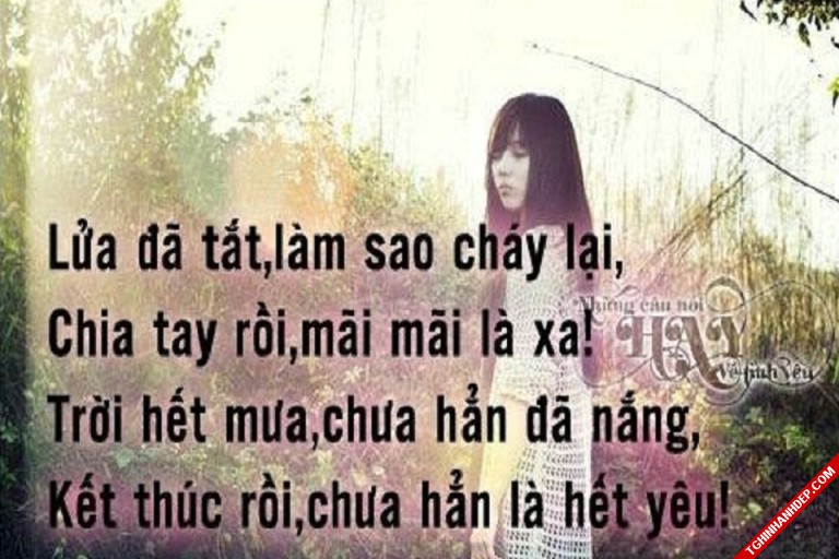 Những hình ảnh buồn về tâm trạng sau chia tay