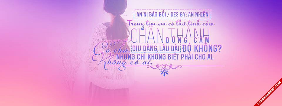 Ảnh bìa facebook đẹp cho fan tiểu thuyết ngôn tình