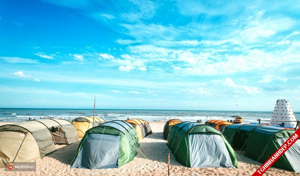 Ảnh đẹp biển Bình Thuận ở khu cắm trại Coco Beach Camp
