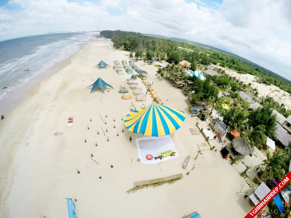 Ảnh đẹp biển Bình Thuận ở khu cắm trại Coco Beach Camp