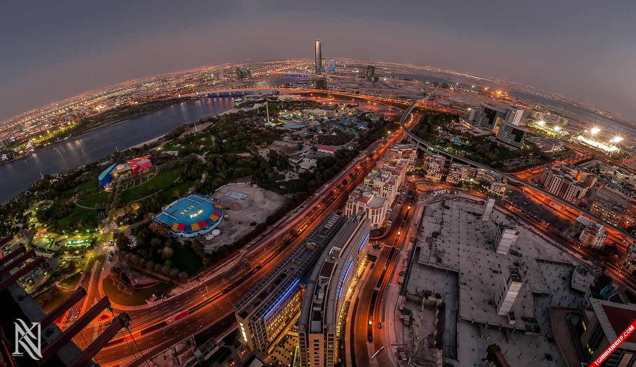 Đã mắt với hình ảnh Dubai xinh đẹp từ góc nhìn trên cao