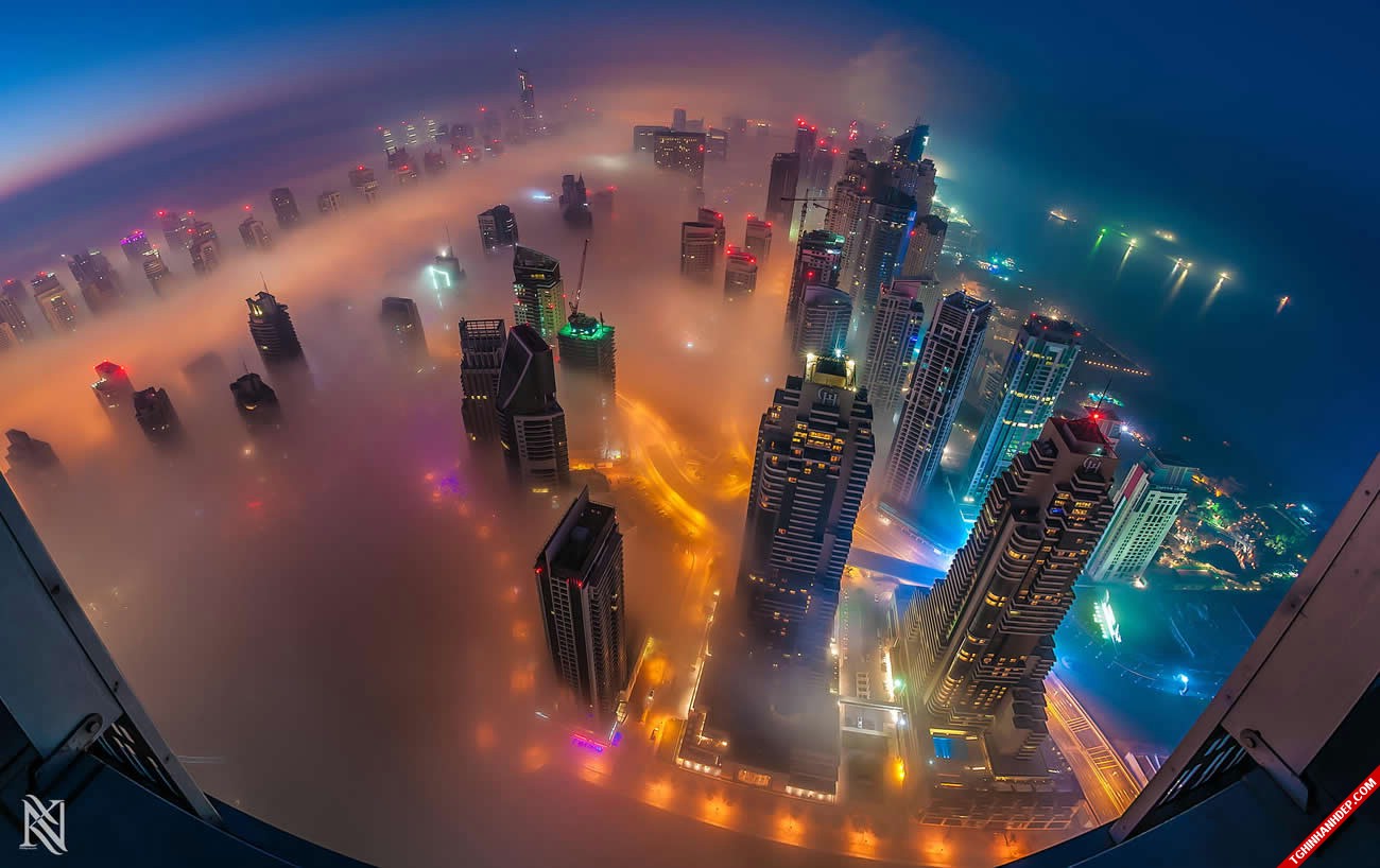 Đã mắt với hình ảnh Dubai xinh đẹp từ góc nhìn trên cao