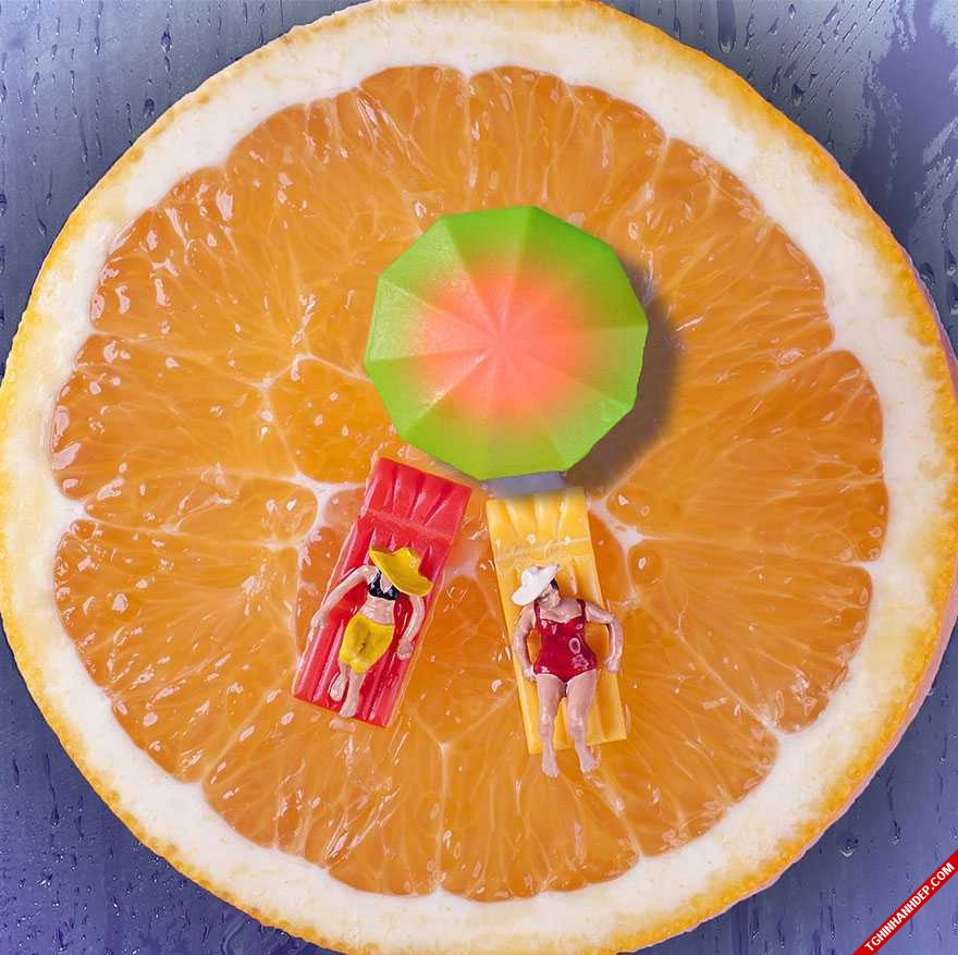 Những hình ảnh đẹp siêu thực về thế giới trái cây