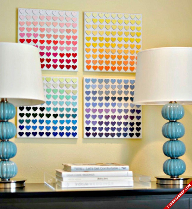 Những hình ảnh ấn tượng về tranh treo tường hanmade