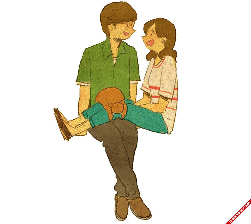 Trọn bộ tranh vẽ Thế giới của những kẻ yêu nhau